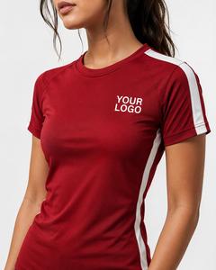 เสื้อแรชการ์ดแขนยาวสำหรับผู้หญิง พิมพ์ลายด้านหน้า สีและโลโก้ตามสั่ง แห้งเร็ว ระบายอากาศได้ดี ป้องกันรังสียูวี เหมาะสำหรับการเล่นกีฬา - Product Image 5