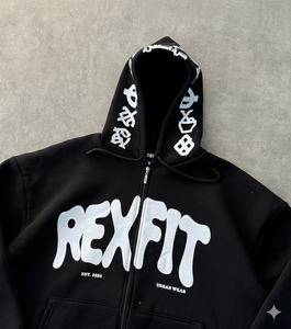 Ventes chaudes - Sweats à capuche avec fermeture éclair personnalisés, en coton lourd 100%, streetwear, impression de logo personnalisée, sweats à capuche et sweat-shirts pour hommes - Product Image 5