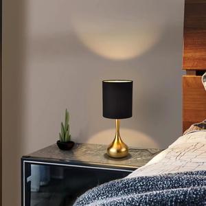 โคมไฟตั้งโต๊ะทองเหลืองโบราณพร้อมฐานหินอ่อน โคมไฟข้างเตียงตกแต่งระดับพรีเมียม - Product Image 5