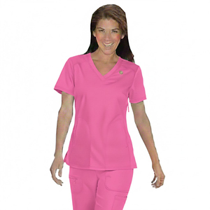 Ensembles de blouses médicales extensibles en tissu polyester et élasthanne, confort 4 directions, uniformes d'infirmières pour hôpitaux, vêtements de travail professionnels - Product Image 3