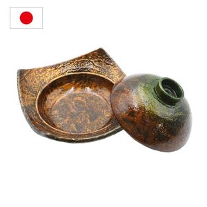 Pot Kihada peu profond avec couvercle, vaisselle japonaise de type dôme, plat profond pour plusieurs types de plats, plat profond avec couvercle - Product Image 2