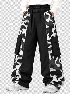 Unisex Quick Dry Power Stretch Fleece <b>Waterproof</b> 10,000mm Ski Snowboard <b>Trousers</b> Super Baggy Loose Fit Winter Snow Sport - Product Image 6