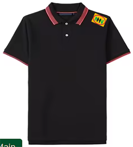 Camiseta de punto para hombre, de poliéster/algodón, transpirable, de manga corta, informal, para uso diario, con un ajuste impecable y confiable. - Product Image 1