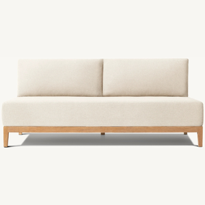 Canapé deux places en promotion, idéal pour le salon ou la chambre, confortable et moelleux, style minimaliste. - Product Image 1