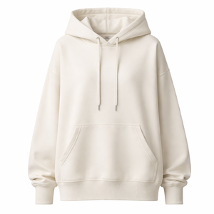 Wholesale Custom <b>Oversized</b> <b>Fleece</b> <b>Hoodie</b> for Women 100% Cotton-Winter/Autumn Ready Front Logo Eco-Friendly OEM Service - Product Image 1