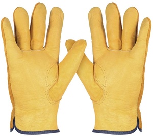 Guantes de conductor de cuero de seguridad con logotipo personalizado de alta calidad para trabajo en el jardín Guantes multifuncionales para exteriores Uso diario de Pakistán - Product Image 2