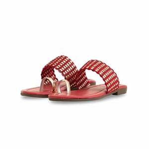 Girls Red Casual <b>Slippers</b> - Product Image 3