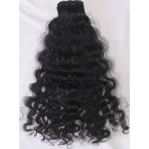 Extensions de cheveux humains vierges indiennes non traitées en gros, 10 à 34 pouces - Product Image 1