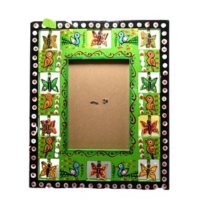 Cadre photo en bois Sunwood teinté à la main 7x10 en gros - Moradabad - Product Image 2