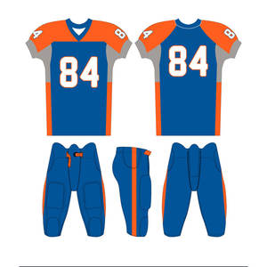 Uniformes de fútbol americano personalizados al por mayor, impresos digitalmente, de tela twill, para hombre, de alta calidad, con diseño de bandera. - Product Image 1