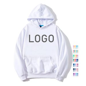 Sweat à capuche d'hiver pour homme, personnalisé avec logo, 100 % coton molletonné, coupe oversize, imprimé, zippé, sans cordons, vente en gros - Product Image 3