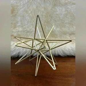 Solid Brass Star Centerpiece Beautiful Decorative Table Accent For Wedding Reception And Interior Decoration - Product Image 1