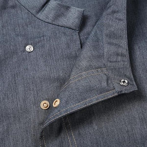 Camisas de Chef para Hombre de Secado Rápido con Logotipo Personalizado, Tallas Grandes, Transpirables, de Manga Corta, Hechas de Poliéster - Product Image 6