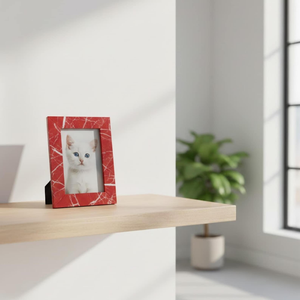 Cadre photo en résine artisanale FAIZA CRAFT FC-7600 avec impression UV, finition brillante, à suspendre au mur ou à poser sur table, décoration intérieure - Vente flash, bon prix - Product Image 1