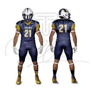 Uniforme de Fútbol Americano de Alta Calidad, Diseño Personalizado, Venta Caliente, Tela Ligera, Venta al Por Mayor - Product Image 2