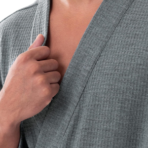 <b>Top</b> Trending High Quality <b>Flannel</b> Breathable Men's Long Sleeve Bath Robe-Casual Sleepwear Comfortable Fit 340g Poly/Cotton All - Product Image 6