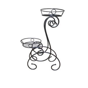 Soporte moderno de metal negro para plantas de interior y exterior, estante de exhibición de macetas de hierro de varios niveles para decoración de jardín, hogar y oficina. - Product Image 5