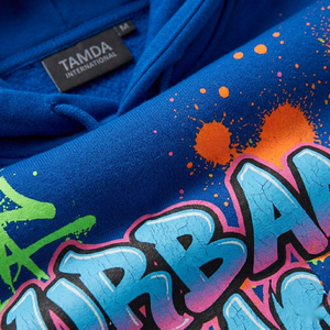 Ensemble survêtement avec sweat-shirt oversize et short de jogging |   Ensemble de survêtement en molleton personnalisé 2 pièces avec capuche - Product Image 4