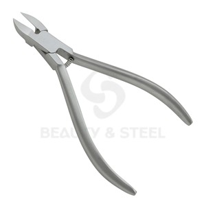 Professional Stainless Steel NAIL Nippers Precision Nail <b>Trimmer</b> With Coil Spring For Salon Manicure Pedicure - Product Image 1