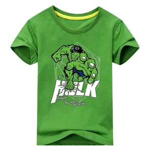 T-shirt décontracté à manches courtes pour garçons OEM/ODM, 100 % coton, séchage rapide, anti-boulochage, compressé 200g, écologique, col rond - Product Image 5