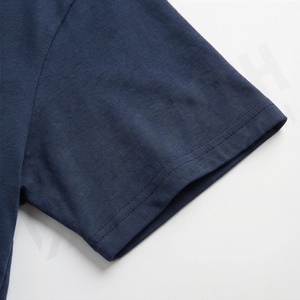 T-shirt court unisexe personnalisé couleur unie, taille haute, manches courtes, respirant, séchage rapide, coton, été, écologique - Product Image 6