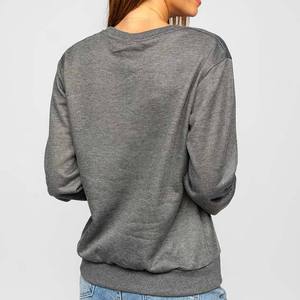 เสื้อสเวตเชิ้ตคุณภาพสูง ผ้าฝ้าย 100% สำหรับออกกำลังกาย คอกลม สวมใส่สบาย ทรงหลวม แขนยาว รับสกรีนโลโก้ - Product Image 5