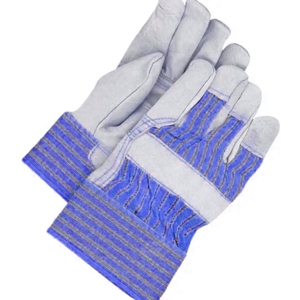 Gants de travail en cuir de buffle de qualité supérieure, gants de protection en cuir et coton pour ouvriers du bâtiment canadiens, sécurité industrielle - Product Image 3