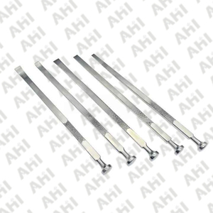 AHI Ensemble d'osteotomes dentaires allemands en acier inoxydable, ciseaux à os manuels, osteotomes droits et courbés - Product Image 4