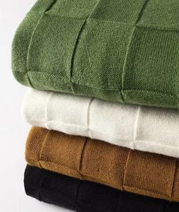 Pull à manches longues pour homme d'hiver, brodé, 100% coton, polaire, couleur unie, fabrication personnalisée, style classique - Product Image 6