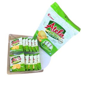 แครกเกอร์มันฝรั่งผัก 228 กรัม ขนมกรุบกรอบเพื่อสุขภาพ รับผลิตแบบ OEM ODM จากโรงงาน - Product Image 5