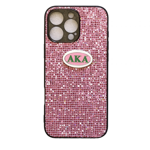 เคสไอโฟนสีชมพูประกายวิบวับ ประดับคริสตัลหรูหรา ป้องกันรอยขีดข่วน แฟชั่นเก๋ไก๋ อุปกรณ์เสริมมือถือสุดหรู - Product Image 1