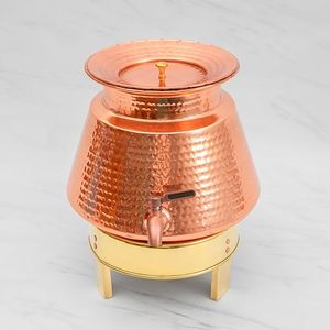 Distributeur d'eau en cuivre avec base en laiton finition martelée pour usage domestique - Product Image 3