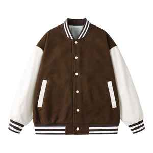 Veste varsity homme de qualité supérieure, respirante, logo personnalisé, prix avantageux, anti-rides, meilleur tissu, séchage rapide. - Product Image 2