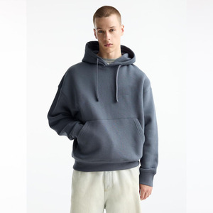 Custom Printed 500GSM 100% Cotton Oversized Winter Warm Hoodie Breathable Drop Shoulder Design Embroidered Logo Plain Dyed - Product Image 1