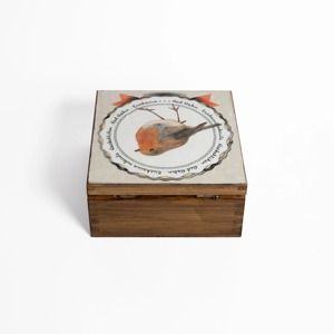 Boîte en bois imprimée multi-compartiments pour thé et bijoux, boîte de rangement en bois imprimée pour l'organisation de la cuisine, vente en gros - Product Image 6