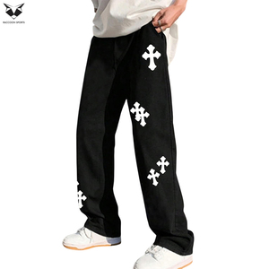 Pantalon de survêtement ample en coton épais pour l'hiver, disponible dans toutes les tailles, produit de qualité supérieure et gamme complète pour homme. - Product Image 2