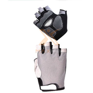 Servicio OEM, Guantes de Gimnasio de Cuero de Medio Dedo, Nuevo Estilo, Cómodos, de Primera Calidad, Correa de Muñeca Ajustable, Antideslizantes - Product Image 2