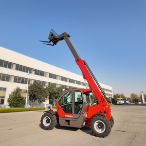 <span class=keywords><strong>Telehandler</strong></span> Teleskopik Kapasitas Angkut 3500 KG Diesel Boom Teleskopik Kemudi Crab Efisiensi Tinggi Bekerja di Ruang Terbatas - Product Image 3