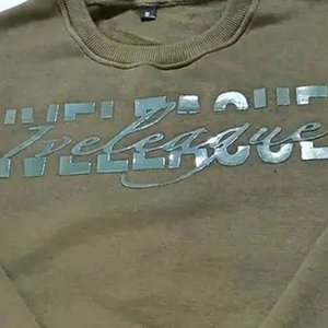 Sweat-shirt à col rond pour homme en coton 100% avec impression numérique, impression de logo personnalisée, poids lourd pour l'hiver - Product Image 2
