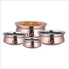 Luxury Copper Heritage Serving <b>Pot</b> with Handles Stainless <b>Steel</b> Cover Durable 58cm Diameter - Product Image 4