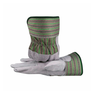 ถุงมือหนังวัวคุณภาพพรีเมียม ป้องกันการบาด ทนความร้อน ถุงมือป้องกันเพื่อความปลอดภัย ถุงมือหนังสำหรับงานก่อสร้าง - Product Image 4