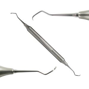 Cureta Gracey Manual de Acero Inoxidable de Grado Dental A+ 11/12, Raspador Periodontal CE Shuja Surgico - Product Image 6