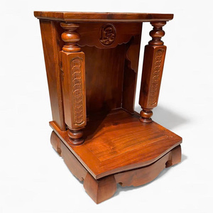 Table d'autel moderne en bois de rose massif et durable pour le culte du Dieu de la Richesse, idéale pour la décoration de salon et de maison - Product Image 2