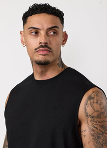 Wholesale Custom Logo Cotton Running <b>Singlet</b> Muscle Athletic Shirts Sleeveless Fitness Wear Workout <b>Men</b> Gym Tank Top - Product Image 6