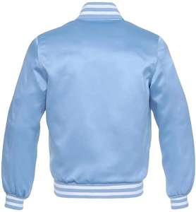 New Hot Custom Adult Youth Baseball Letterman Jacket Colorful <b>Wool</b> Leather Varsity Jacket Zipper Unisex Winter Wear Jackets - Product Image 4