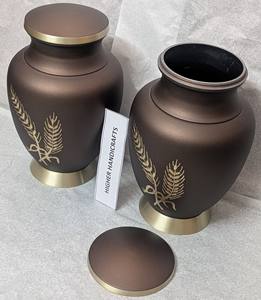 Urne funéraire décorative en métal faite à la main, grande taille, Arbre de Vie, pour cendres humaines adultes, meilleurs prix directement de l'usine - Product Image 5