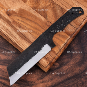 UA Supplies Hand Forged High Carbon Steel Bull <b>Cutter</b> Straight <b>Edge</b> Hunting Woodworking Knife Steel Handle 10 in Overall Length - Product Image 6