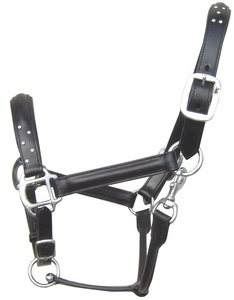 Style de selle anglaise sur mesure licous de cheval en cuir fantaisie coutures blanches souples quincaillerie en laiton matériel de traite de vache en nylon - Product Image 6