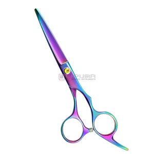 Ciseaux de barbier ergonomiques avec vis de tension réglable, lames ultra-affûtées, ciseaux pour salon professionnel, coupe de cheveux - Product Image 1