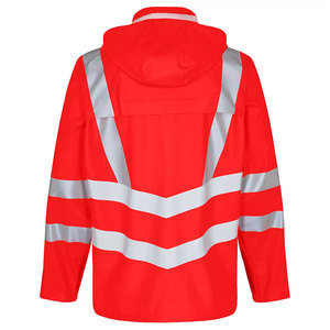 OEM High Visibility Working Safety Security <b>Jackets</b> Reflective Men's Winter Hi Viz Work Outdoor Construction <b>Worker</b> <b>Jacket</b> - Product Image 4